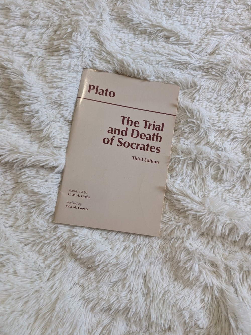 Plato The Trial and Death of Socrates Third Edition Paperback Book